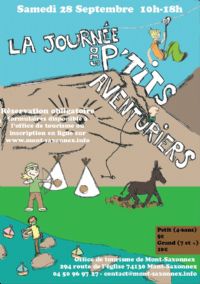 Journée des P’tits aventuriers. Le samedi 28 septembre 2013 à Mont Saxonnex. Haute-Savoie. 
